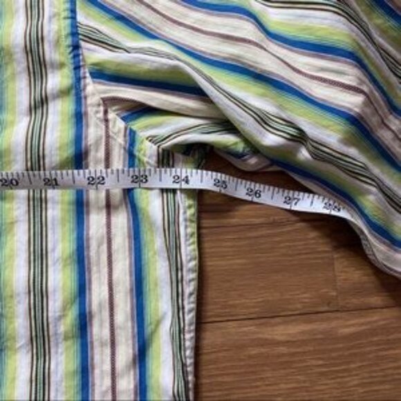 Robert Graham Button Down Stripes Size Large - Picture 6 of 8